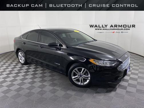 Shadow Black 2018 Ford Fusion Hybrid S