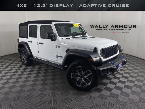 Bright White Clearcoat 2024 Jeep Wrangler 4xe Sport S