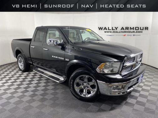 Brilliant Black Crystal Pearl 2011 Dodge Ram 1500 Laramie