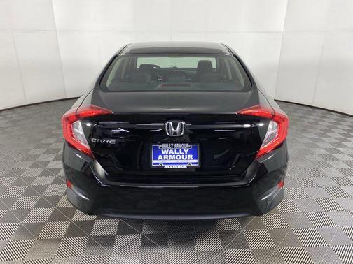 Black 2017 Honda Civic LX