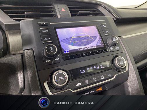 Platinum White Pearl 2019 Honda Civic LX