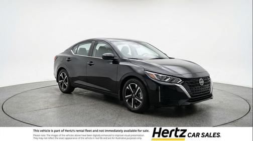 Super Black 2025 Nissan Sentra SV