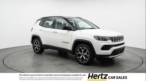 Bright White Clearcoat 2025 Jeep Compass Limited