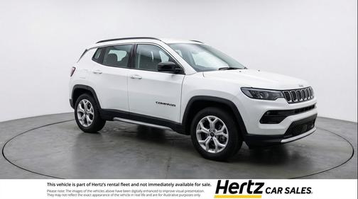 Bright White Clearcoat 2025 Jeep Compass Latitude