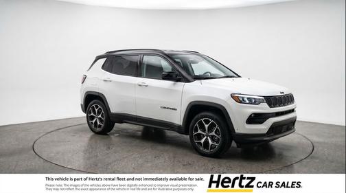 Bright White Clearcoat 2025 Jeep Compass Limited