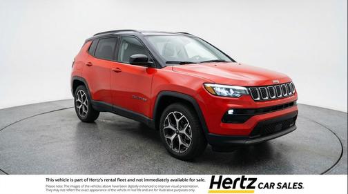 Red Hot Pearlcoat 2025 Jeep Compass Limited