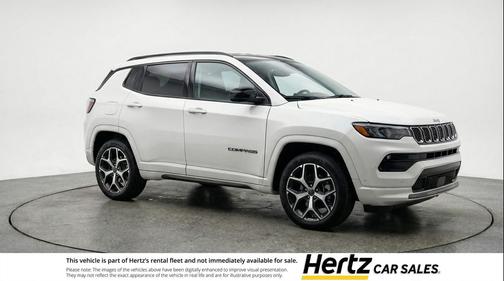 Bright White Clearcoat 2025 Jeep Compass Limited