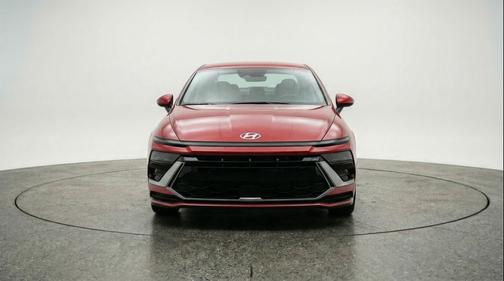 Ultimate red 2025 Hyundai SONATA Hybrid SE