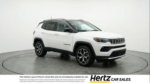 Bright White Clearcoat 2025 Jeep Compass Limited