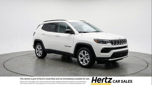 Bright White Clearcoat 2025 Jeep Compass Latitude