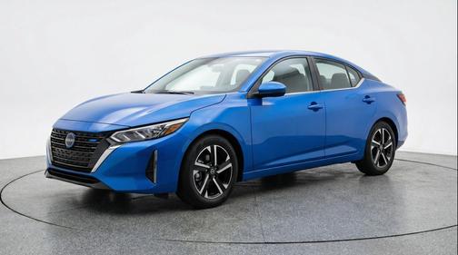 Electric Blue Metallic 2025 Nissan Sentra SV