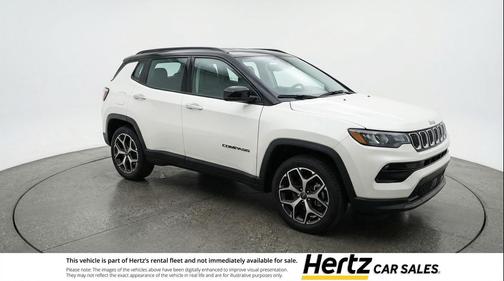 Bright White Clearcoat 2025 Jeep Compass Limited