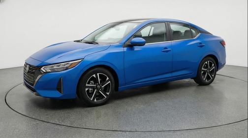 Electric Blue Metallic 2025 Nissan Sentra SV