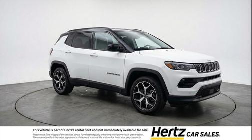 Bright White Clearcoat 2025 Jeep Compass Limited