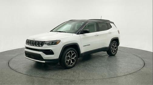 Bright White Clearcoat 2025 Jeep Compass Limited