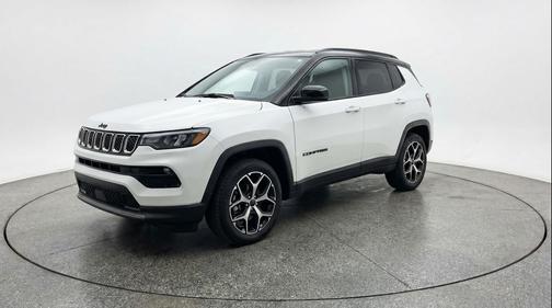 Bright White Clearcoat 2025 Jeep Compass Limited