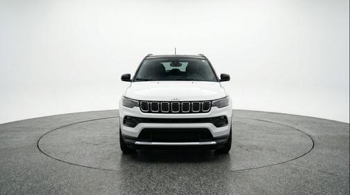 Bright White Clearcoat 2025 Jeep Compass Limited