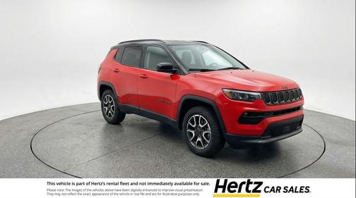 Red Hot Pearlcoat 2025 Jeep Compass Trailhawk