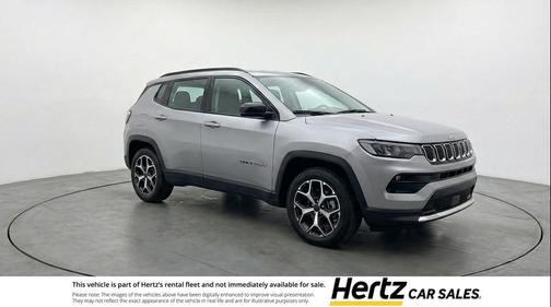 Silver Zynith Metallic Clearcoat 2025 Jeep Compass Limited