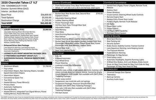2020 Chevrolet Tahoe LT