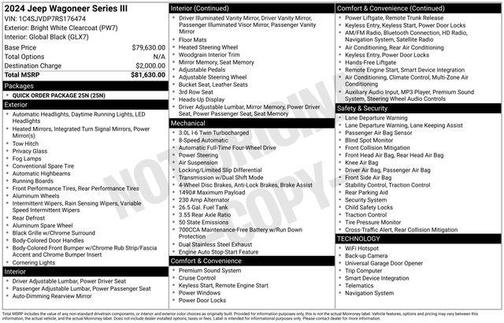 2024 Jeep Wagoneer Series III 4x4