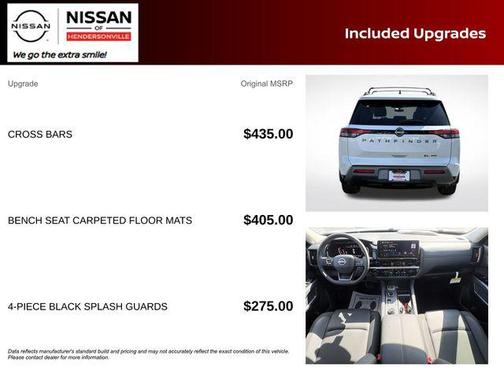 White Pearl 2026 Nissan Pathfinder SL