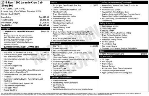 2019 RAM 1500 Laramie