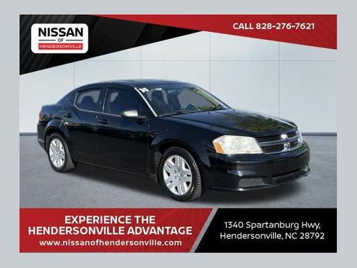 Black Clearcoat 2014 Dodge Avenger SE