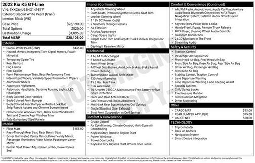 2022 Kia K5 GT-Line