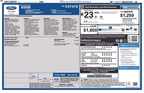 Ingot Silver 2019 Ford Edge Titanium
