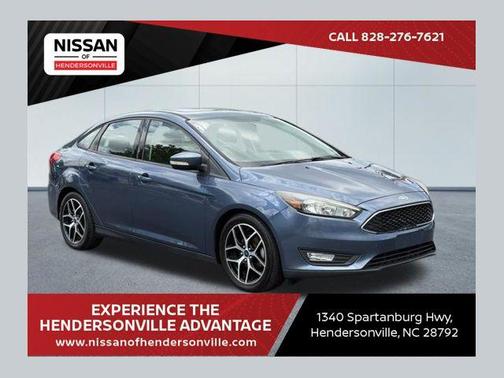 Blue Metallic 2018 Ford Focus SEL