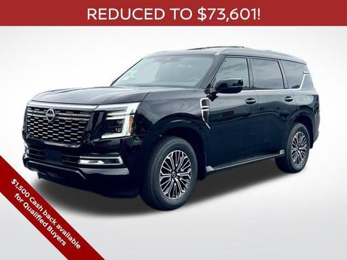 Super Black 2026 Nissan Armada Platinum