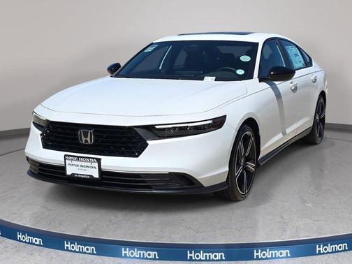 Platinum White Pearl 2026 Honda Accord Hybrid Sport