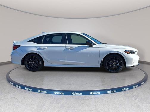 Platinum White Pearl 2026 Honda Civic Hybrid Sport