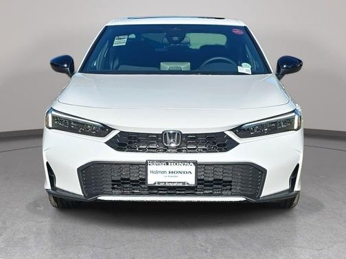 Platinum White Pearl 2026 Honda Civic Hybrid Sport