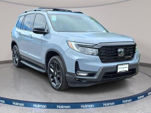 Sonic Gray Pearl 2024 Honda Passport AWD Black