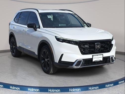 Platinum White Pearl 2026 Honda CR-V Hybrid Sport Touring AWD