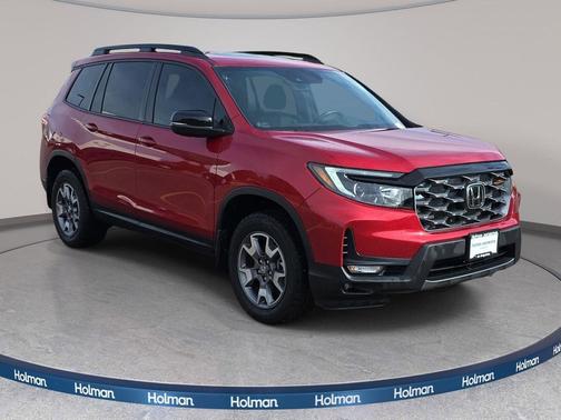 Radiant Red Metallic II 2023 Honda Passport AWD TrailSport
