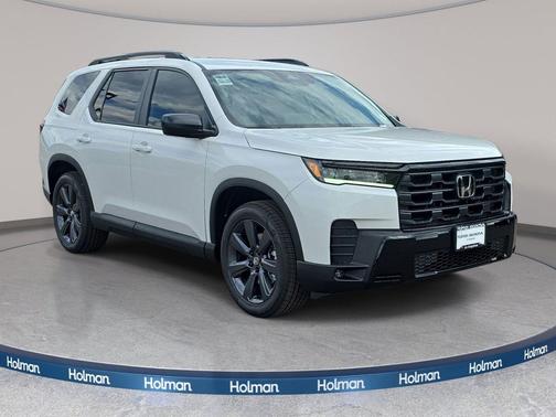 Platinum White Pearl 2026 Honda Pilot Sport