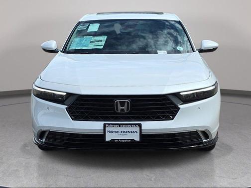 Platinum White Pearl 2026 Honda Accord Hybrid Touring