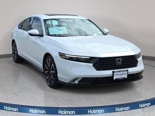 Platinum White Pearl 2026 Honda Accord Hybrid Touring