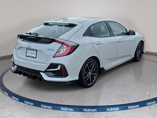 Platinum White Pearl 2020 Honda Civic Sport Touring