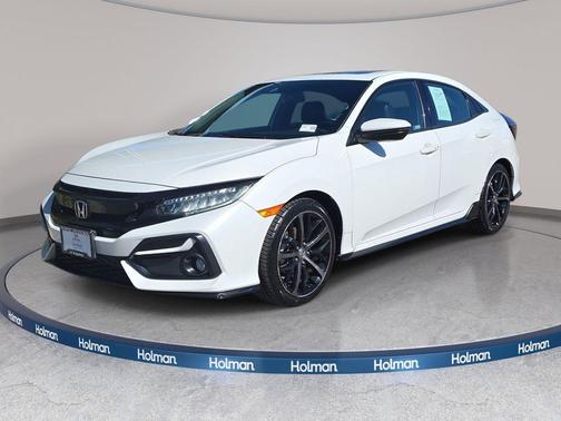 Platinum White Pearl 2020 Honda Civic Sport Touring