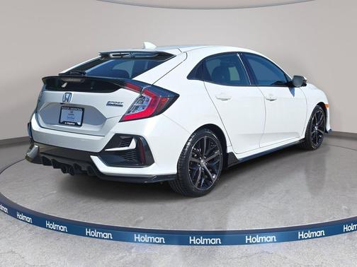 Platinum White Pearl 2020 Honda Civic Sport Touring