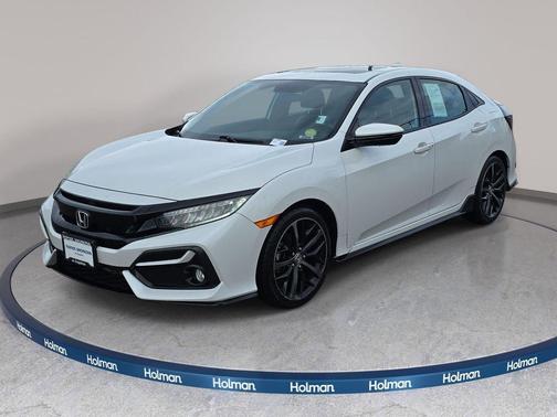 Platinum White Pearl 2020 Honda Civic Sport Touring