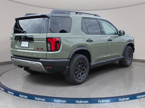 Ash Green Metallic 2026 Honda Passport AWD TrailSport Elite Blackout