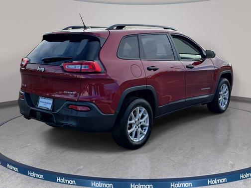 Deep Cherry Red Crystal Pearlcoat 2016 Jeep Cherokee Sport