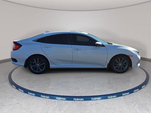 Platinum White Pearl 2020 Honda Civic EX-L