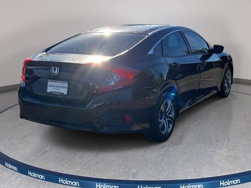 Crystal Black Pearl 2018 Honda Civic LX