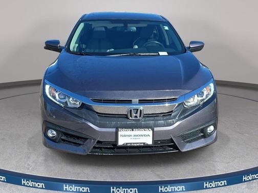 Modern Steel Metallic 2017 Honda Civic EX-L